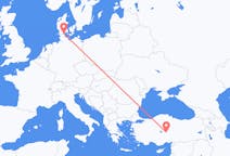 出发地 丹麦出发地 森纳堡目的地 土耳其Nevsehir的航班