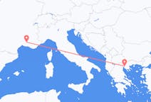 Flights from Thessaloniki, Greece to Avignon, France