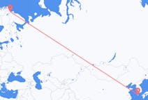Flights from Jeju City, South Korea to Kirkenes, Norway