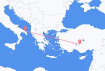 Flyg från Brindisi, Italien till Konya, Turkiet