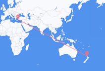 Flyg från Whangarei, Nya Zeeland till Bodrum, Turkiet