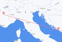 Loty z Dubrownik, Chorwacja do Grenoble, Francja