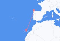 Flights from from Santiago De Compostela to Las Palmas