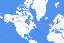 Flights from Whitehorse, Canada to Manchester, England