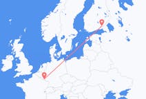 Lennot Luxemburgista, Luxemburg Lappeenrantaan, Suomi