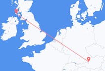 Fly fra Islay til Salzburg