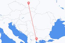 Flyreiser fra Kraków, Polen til Thessaloniki, Hellas