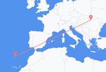 Flights from Baia Mare, Romania to Vila Baleira, Portugal