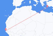 Flights from Banjul to Karpathos