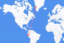 Flights from Lima, Peru to Nuuk, Greenland