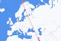 Flyg från Kuwait, Kuwait till Tromsö, Norge