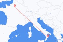 Flyrejser fra Crotone, Italien til Paris, Frankrig
