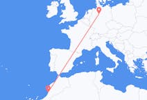 Flyrejser fra Agadir, Marokko til Hannover, Tyskland