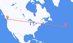 Flyg från Victoria, Kanada till Corvo Island, Portugal