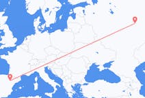 Fly fra Tsjeboksary til Zaragoza