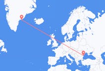 出发地 罗马尼亚从 康斯坦察目的地 格陵兰库鲁苏克的航班