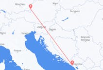 Loty z Tivat, Czarnogóra do Salzburg, Austria