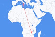Vluchten van Harare, Zimbabwe naar Malta, Malta