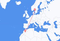 Flyg från Zagora, Marocko till Göteborg, Sverige