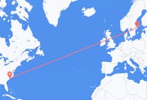 从默特尔比奇飞往斯德哥尔摩的航班
