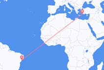 Flyg från Aracaju, Brasilien till Rhodes, England, Grekland