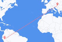 Flyg från Tarapoto, Peru till Budapest, Ungern