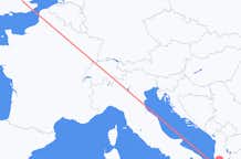 Flyreiser fra London, til Corfu