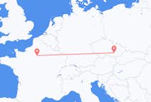 Loty z Brno, Czechy do Paryża, Francja