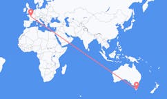 Flyrejser fra Hobart, Australien til Tours, Frankrig