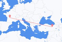 Flyrejser fra Limoges, Frankrig til Erzincan, Tyrkiet