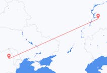 Flyg från Samara, Ryssland till Bacau, Rumänien