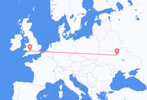 Flyreiser fra Kiev, Ukraina til Bristol, England