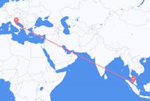 Flyreiser fra Kuala Lumpur, Malaysia til Pescara, Italia