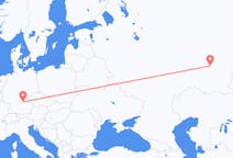 出发地 俄罗斯出发地 烏法目的地 德国纽伦堡的航班