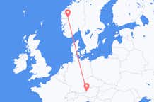 Flights from Sogndal to Salzburg