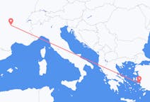 Flights from Clermont-Ferrand to Samos