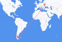 Flyreiser fra Punta Arenas, Chile til Bacău, Romania