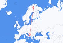 Flyrejser fra Brindisi, Italien til Kolari, Finland