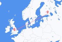 Vluchten van Lappeenranta, Finland naar Birmingham, Engeland