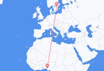 Flights from Benin City, Nigeria to Linköping, Sweden