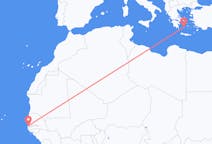 Flyg från Banjul, Gambia till Plaka, Grekland