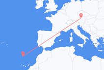 Voos de Linz, Áustria para Funchal, Portugal