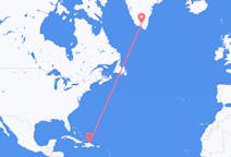 Flyrejser fra Puerto Plata, Den Dominikanske Republik til Narsarsuaq, Grønland