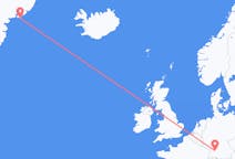 出发地 格陵兰出发地 库鲁苏克目的地 德国斯图加特的航班