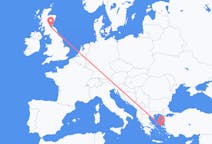 Flyrejser fra Chios, Grækenland til Edinburgh, Skotland