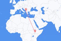 Flyg från Jinka, Etiopien till Tirana, Albanien