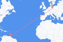 Рейсы из Порт-оф-Спейн, Тринидад и Тобаго в Лейпциг, Германия