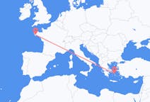 Flights from Quimper, France to Mykonos, Greece