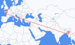 Flights from Magway, Myanmar (Burma) to La Rochelle, France