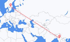 出发地 缅甸出发地 曼德勒目的地 瑞典厄勒布鲁的航班